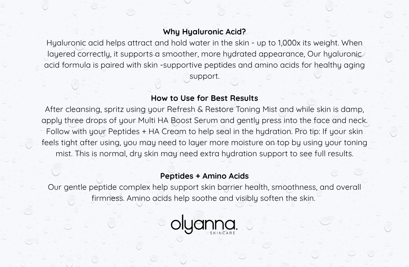 Crème Peptides + HA